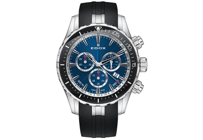 Edox Grand Ocean 10248-3 Horlogeband Zwart