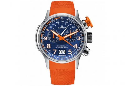 Edox Chronorally 38001 Horlogeband Oranje