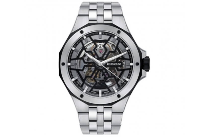 Edox Delfin 85303 Horlogeband Zilver Staal
