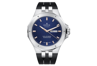 Edox Delfin 88005 Horlogeband Zwart