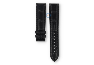 Certina horlogeband - 20/18mm - zwart leer
