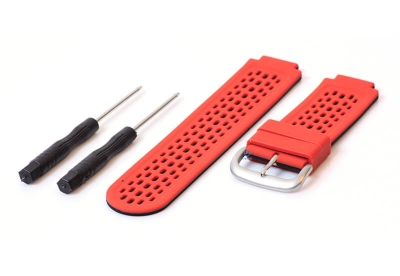 Garmin Approach S2/S4 horlogeband siliconen rood/zwart