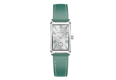 Hamilton horlogeband H11221014 - groen leer