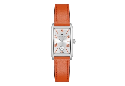 Hamilton horlogeband H11221851 - oranje leer