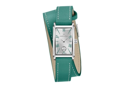 Hamilton horlogeband H11221852 - groen leer