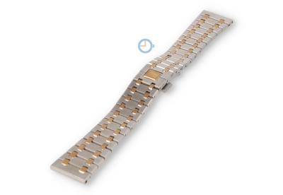 22mm stalen horlogeband zilver/goud - Audemars Piguet look