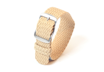 Perlon horlogeband 22mm beige
