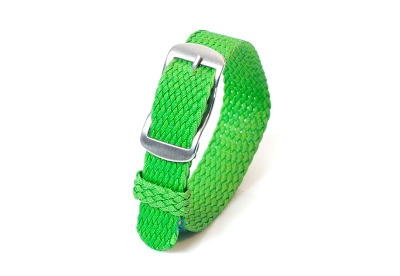 Perlon horlogeband 14mm groen