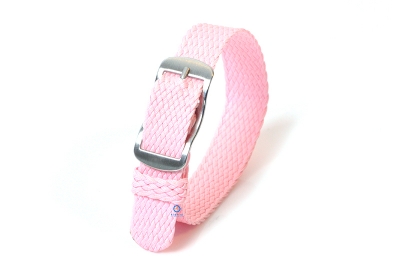 Perlon horlogeband 14mm roze