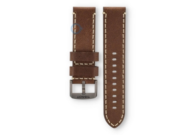 Tissot Official 22mm horlogeband - donkerbruin leer