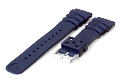 Universele Seiko duikers horlogeband 22mm - donkerblauw