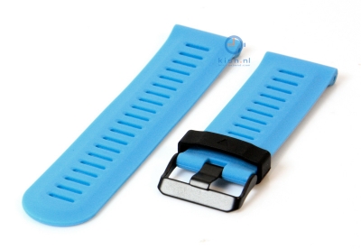 Siliconen horlogeband 26mm - lichtblauw