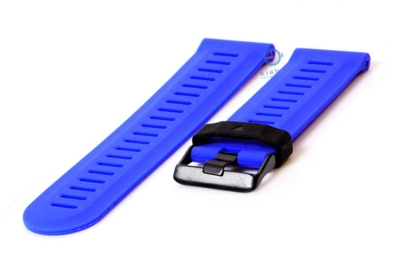 Siliconen horlogeband 26mm - zuiver blauw