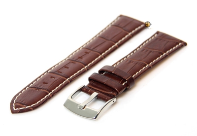24mm horlogeband van leer - brown