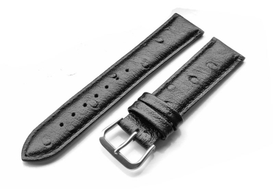 Horlogeband 18mm zwart