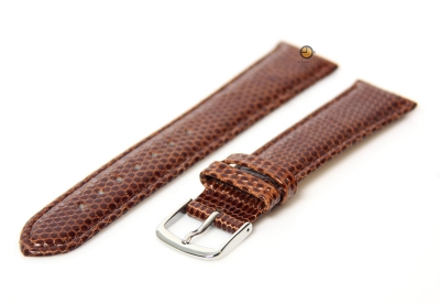 Horlogeband 18mm bruin