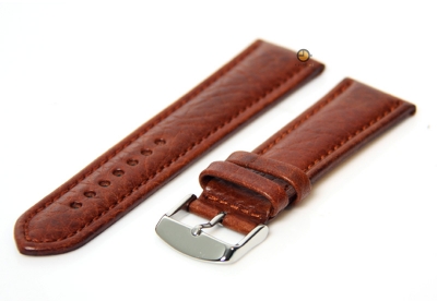 Horlogeband 18mm bruin (kalf)