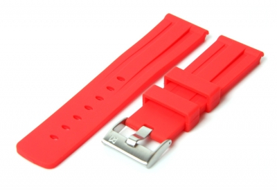 Horlogeband 20mm rood