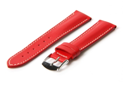 Horlogeband 18mm rood