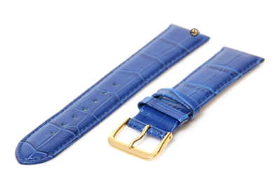 Horlogeband 18mm blauw