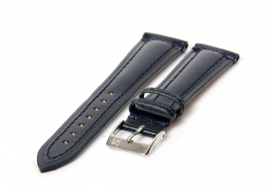 Horlogeband 18mm donkerblauw