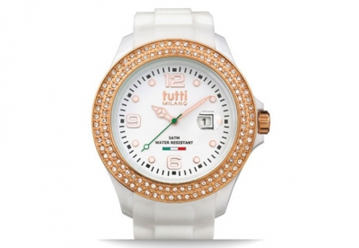 Tutti Milano horlogeband wit TM004-WHRO
