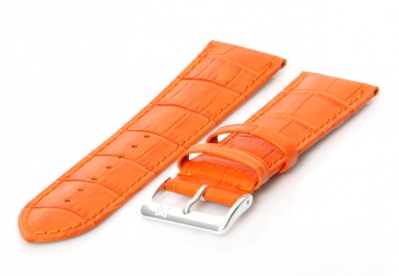 Horlogeband 26mm oranje XL