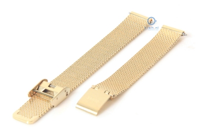 Cluse horlogeband La Vedette milanees goud CLS503