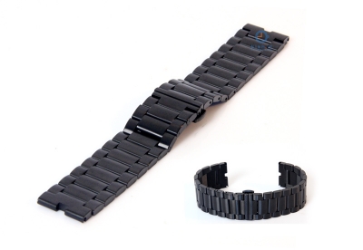 Horlogeband Moto 360 staal mat zwart