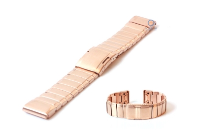Garmin Fenix 5S/6S/7S horlogeband staal rose goud