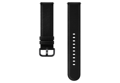 Samsung Galaxy Active 2 horlogeband leer zwart (S/M)
