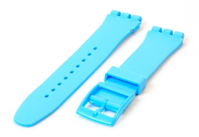 Swatch New Gent horlogeband 19mm pastelblauw