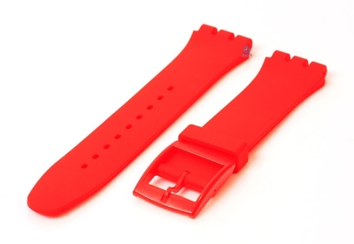 Swatch New Gent horlogeband 19mm rood