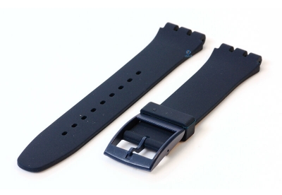Swatch Irony Sistem51 horlogeband 20mm donkerblauw