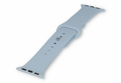 Apple watch bandje siliconen pastelblauw - 38/40/41mm