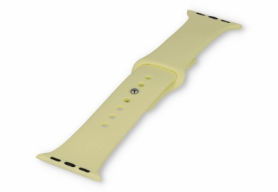 Apple watch bandje siliconen pastelgeel - 38/40/41mm