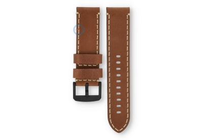 Tissot Official 22mm horlogeband - cognacbruin leer