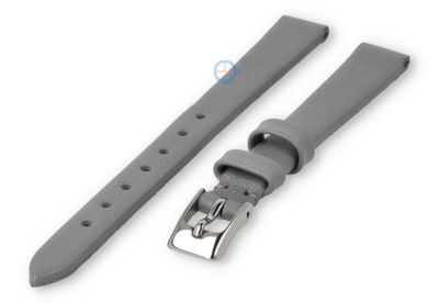 Naadloze en gladde horlogeband 10mm - lichtgrijs