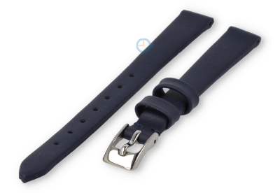 Naadloze en gladde horlogeband 10mm - donkerblauw