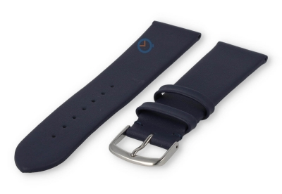 Naadloze en gladde horlogeband 20mm - donkerblauw