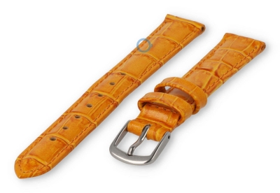 Kleine horlogeband van leer - 14mm - abrikoos