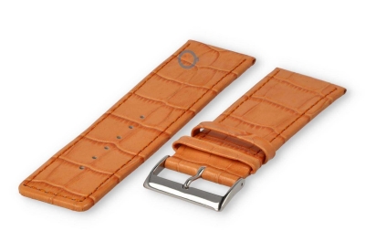 Luxe croco horlogeband - 30mm - abrikoos