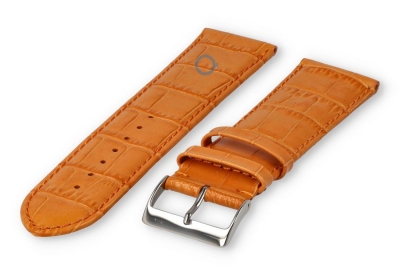 Basic croco horlogeband XL - 24mm - oranje