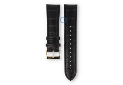Hugo Boss 22mm horlogeband - zwart croco