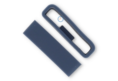 Flexibel band lusje met antislip 24mm - donkerblauw rubber