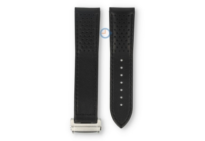 Hamilton horlogeband H36606730 - zwart leer