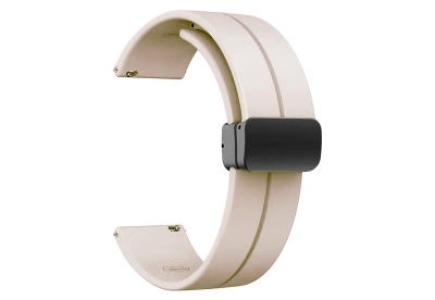 Siliconen horlogeband 22mm - Off-White