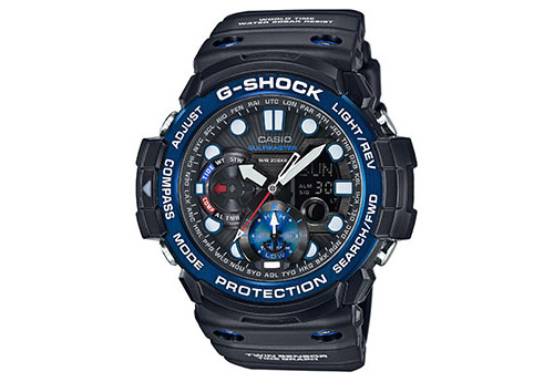 Systematisch Doorlaatbaarheid Opgewonden zijn Casio G-Shock GN-1000B-1AER Gulfmaster horlogeband met hoge korting