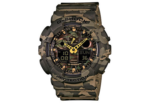 Gloed architect trainer Casio G-Shock GA-100CM-5AER horlogeband | Casio korting