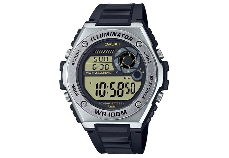 Vrijstelling uitslag Magazijn Casio Collection horlogeband - MWD-100H-1AV - Horlogeband.com